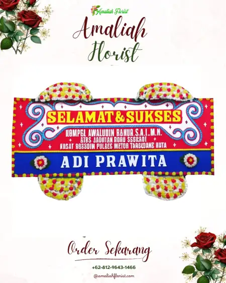 Papan Bunga Ucapan Selamat Sigulang